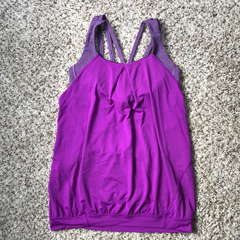 Lululemon Tank with Attached Bra